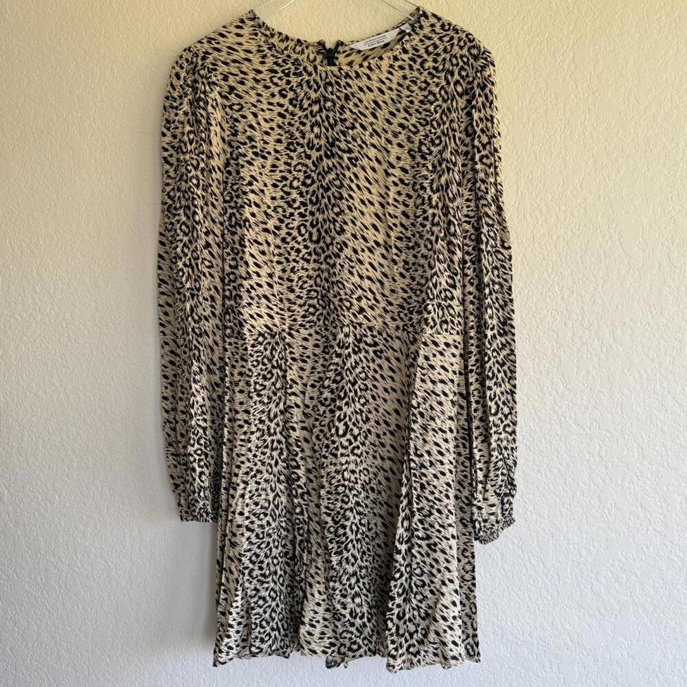 & OTHER STORIES leopard shift dress